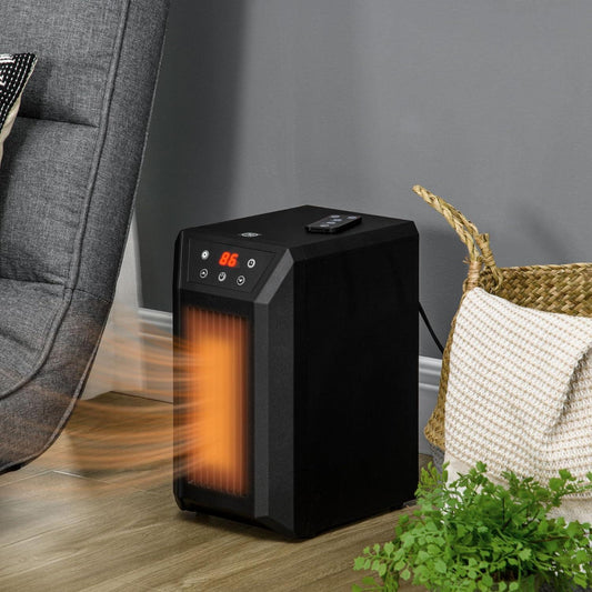 1500W Portable Fast Heating 3 Mode Electric Space Heater with Remote